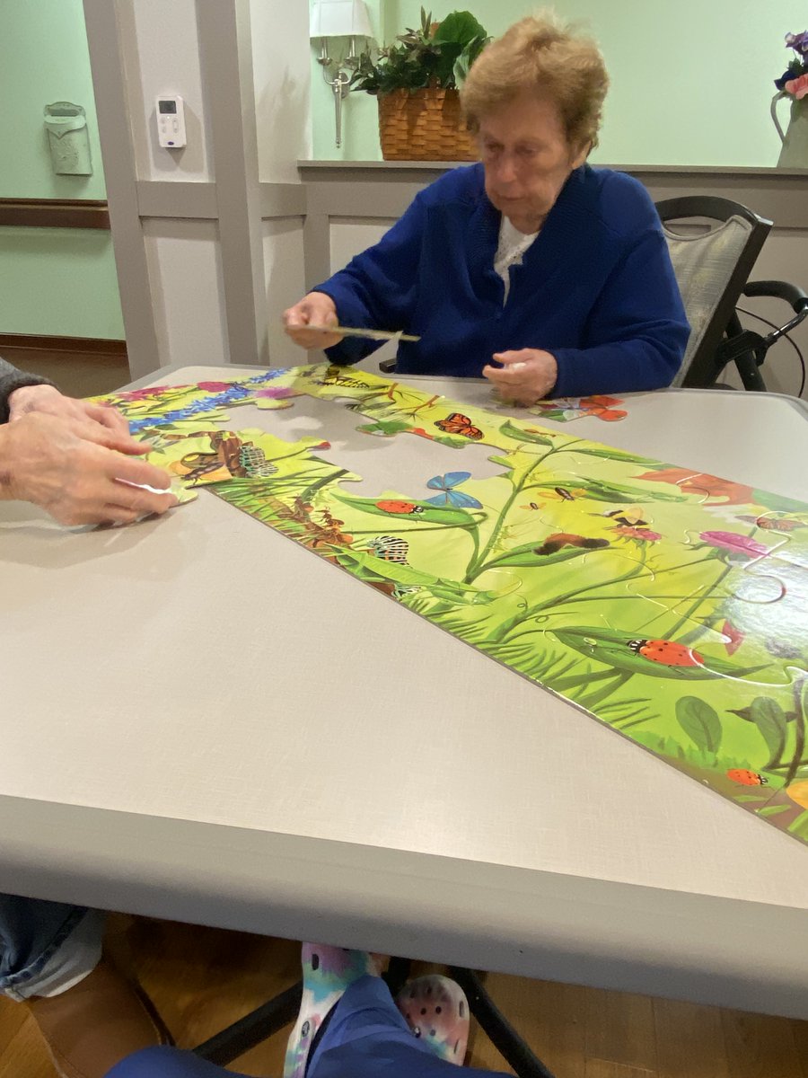 PickeringManor's tweet image. Ron and Kuma keeping busy with puzzles and crafts! Always keeping busy! 😍

#seniorliving #seniorcare #seniorfun #seniorshavingfun #ccrc #seniorcommunities #seniorliving #nursinghome #5starfacility #nonprofit #newtownpa #buckscounty