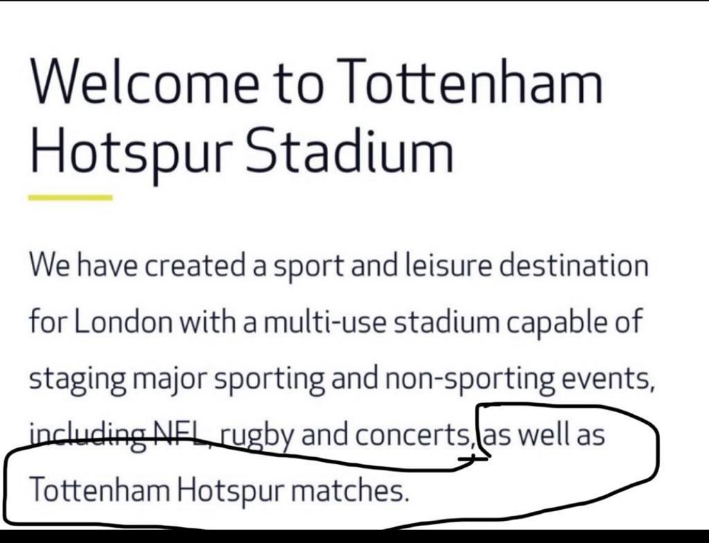 At least it’s 💯% clear that the football is a hindrance to our owners now can’t defend this one bit #coys #thfc #ENICOut #LevyOut #ThereUsedToBeAFootballClubOverTheir