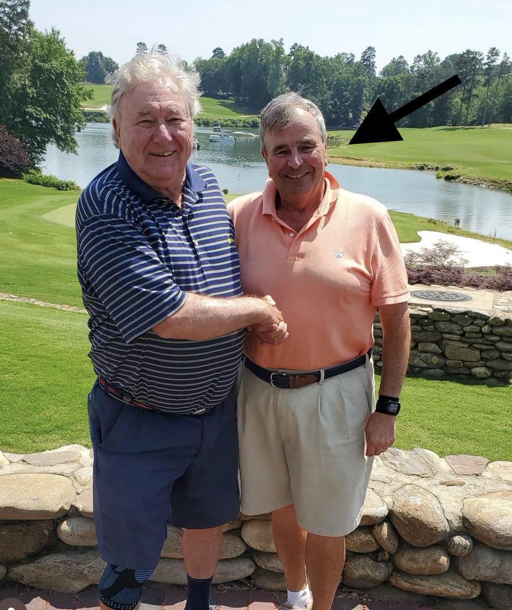 KPJgolf's tweet photo. THIS IS AMAZING! A member at my club got two holes in one on the same nine. The odds are 67 million to 1. He never had had a hole in one previously! This should be national news! Two rounds of drinks on John! @TrumpCharlotte #twoholesinone https://t.co/AW0nRIu2Sg