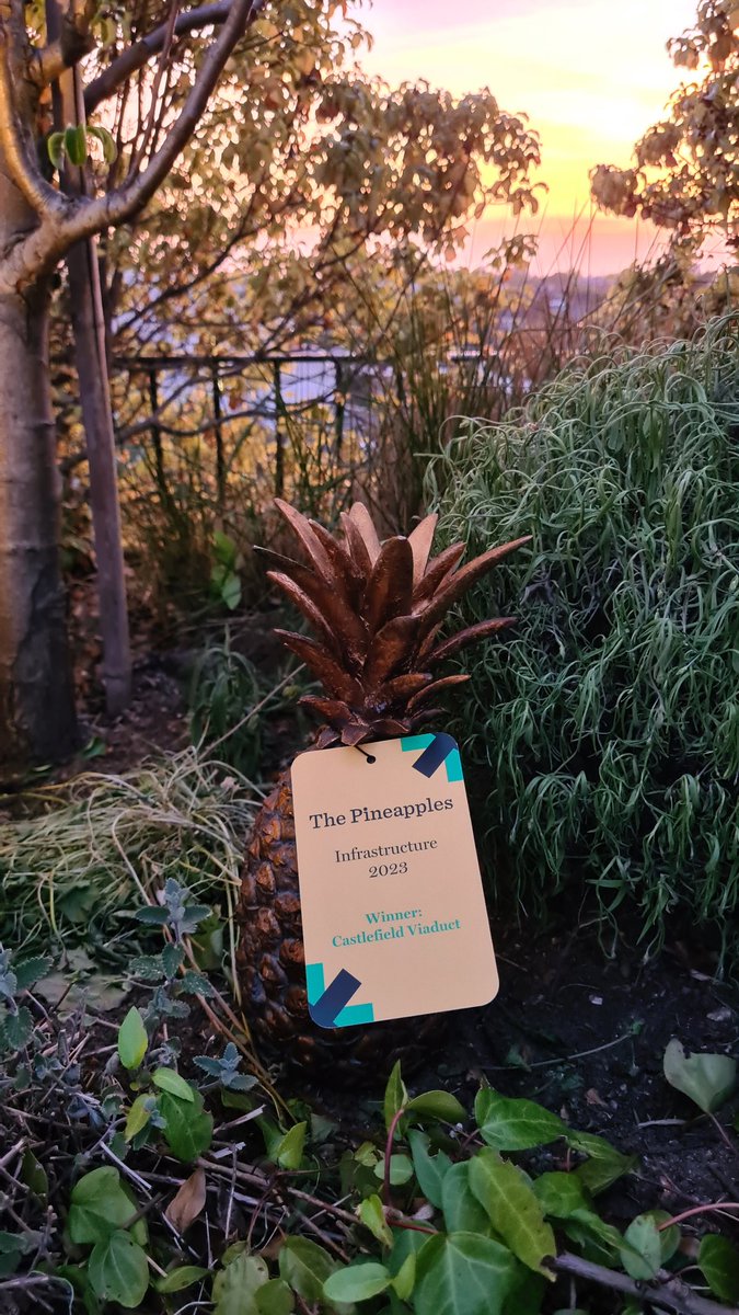 Whoop whoop. We won a Golden Pineapple for Castlefield Viaduct! <a href="/HilaryMcGrady/">Hilary McGrady</a> <a href="/NTMikeInnerdale/">Mike Innerdale</a> <a href="/CeliaRichards0n/">Celia Richardson</a> <a href="/12Architects/">Twelve Architects</a>