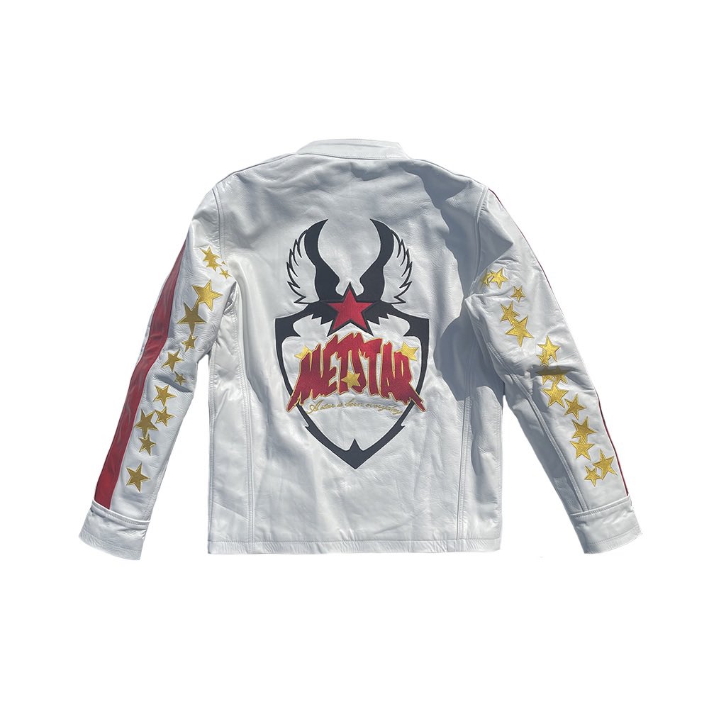 MET_STAR_'s tweet image. MS LEATHER MOTO JACKET V.2 OUT NOW! LINK IN BIO ✨