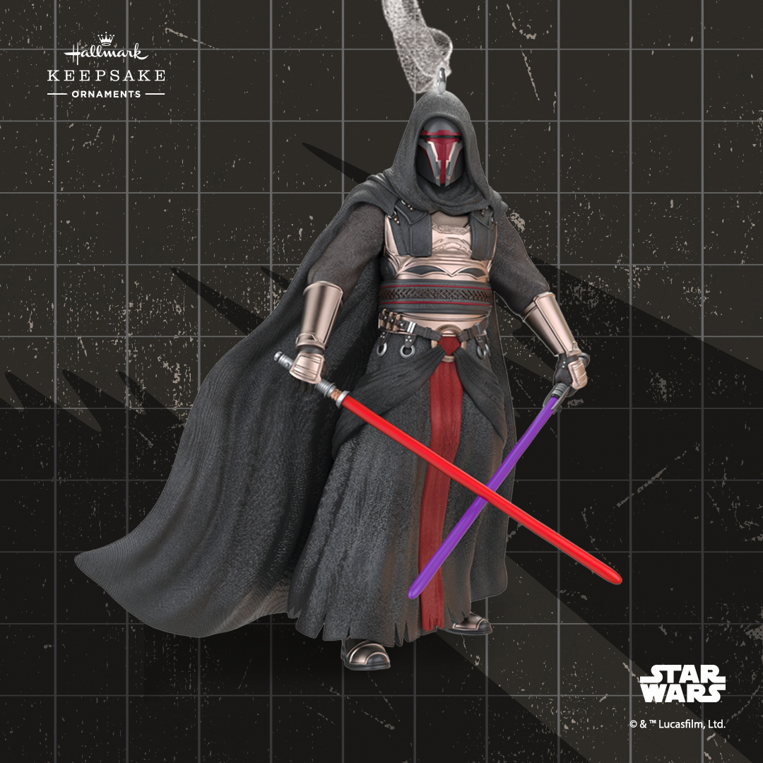 Star Wars™ superfans! Your new favorite ornament is here. The Darth Revan™ Keepsake Ornament is available online now. bit.ly/TheDarthRevan