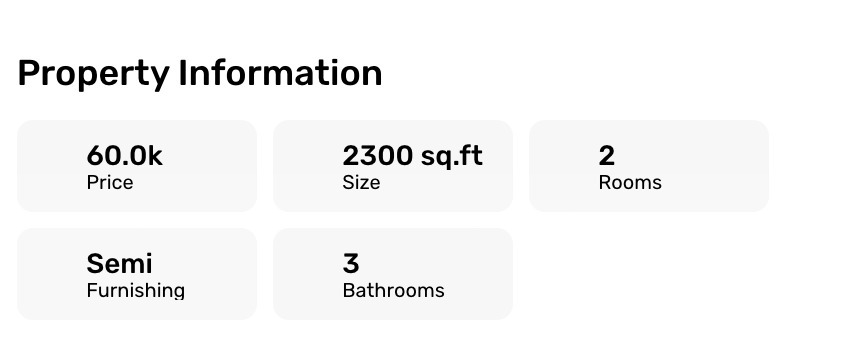 Sure, 3 bathrooms and 2 rooms makes complete sense.