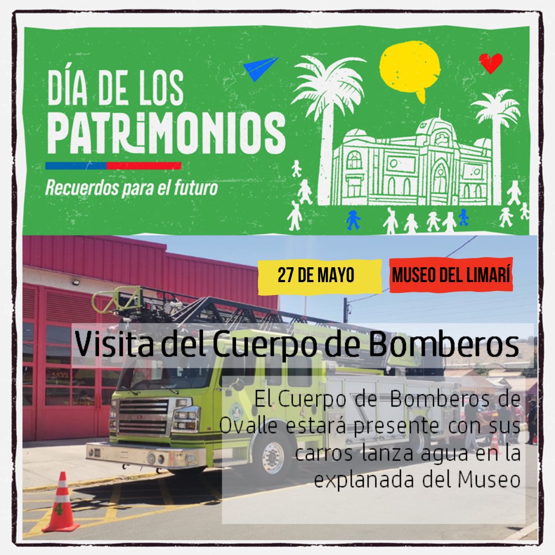 📢Tremenda programación se viene este 27 y 28 de mayo en el Museo del Limarí para celebrar el Día de los Patrimonios 2023. 
➡️Encuentra todas nuestras actividades visitando nuestro sitio: museolimari.gob.cl/noticias/museo…

¡Los esperamos! ✨