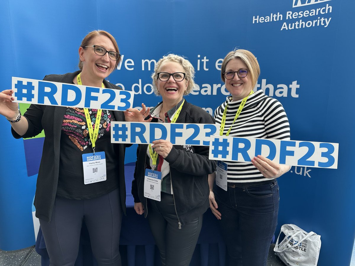 Thank you all for another amazing event #RDF23 🙌lots to take away and reflect, more connections created and knowledge built @MKHospital @NIHRCRN_tvsm @Wrenly_74