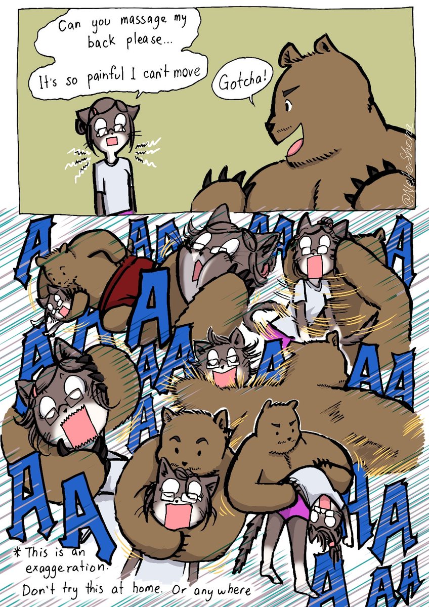 NekoShona's tweet photo. #CatBear 
#NekoShona 
#furry

Massage 2 https://t.co/pDO3V9VTSX