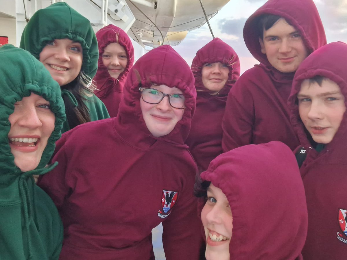 CaldervaleRRS's tweet photo. On a very windy return ferry home from Belfast 🚢🌅 #windtunnel https://t.co/5gViSTosAK