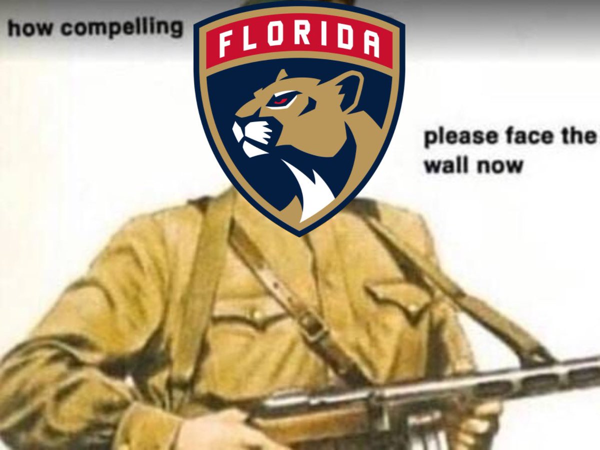 Carolina: Boston are fraud. We'll walk right through Florida:

Panthers: https://t.co/IOTUsn7SlQ