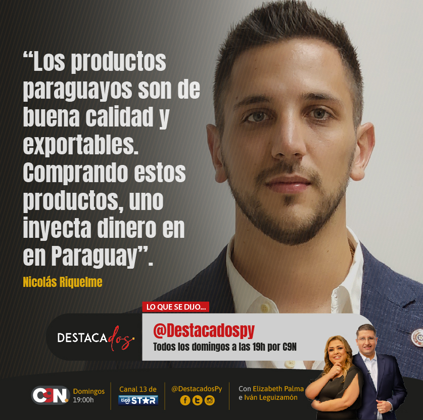 Destacadospy's tweet photo. Nicolas Riquelme, Presidente de la UIP Joven

#Destacadospy todos los domingos a las 19 por #C9N con #LaVerdadDetrásDeLaNoticia https://t.co/TFZc2bysro