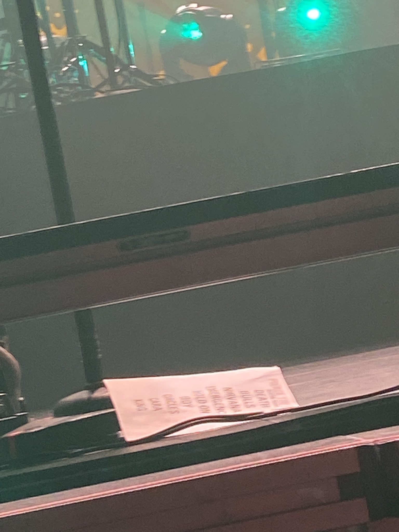 𝙧𝙮𝙖𝙣 ! SAW THE USED AND PTV on Twitter "PIERCE THE VEIL SETLIST! TYPED death of an executioner