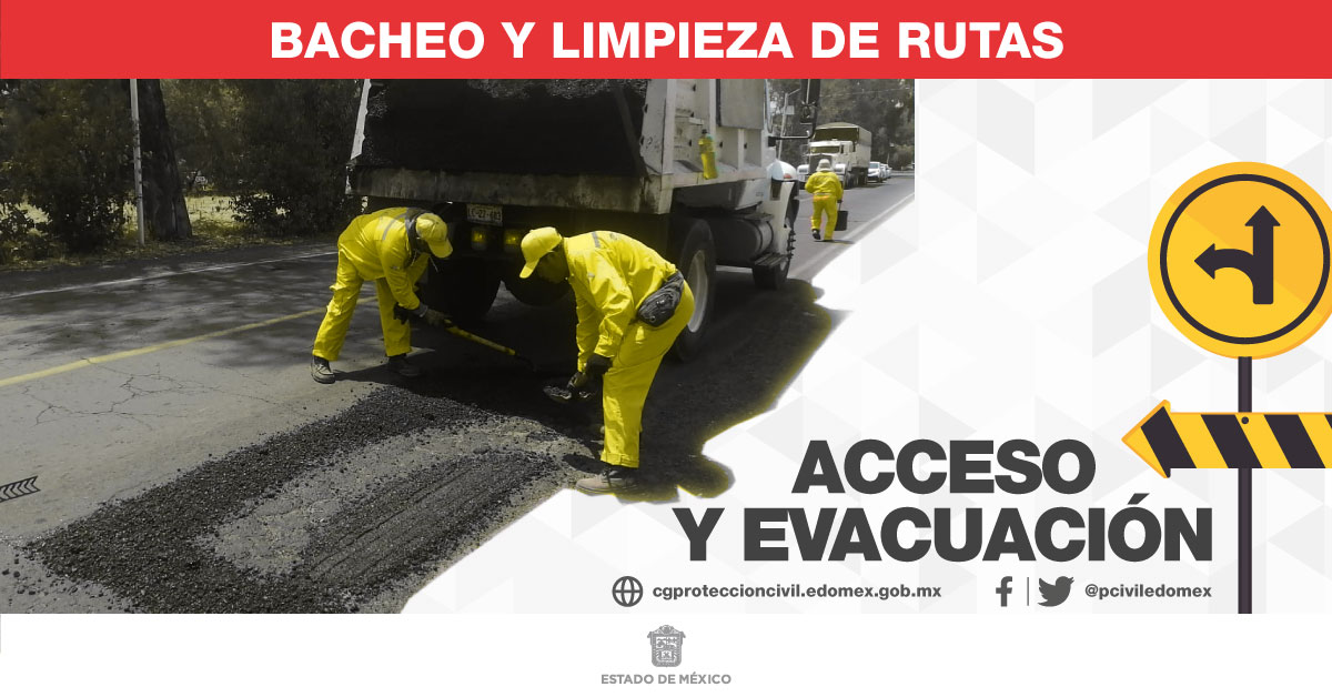De manera preventiva, la <a href="/jcedomex/">Junta de Caminos del Estado de México</a> lleva a cabo trabajos de bacheo y acondicionamiento en los 157 km que conforman las rutas de acceso y evacuación del volcán #Popocatépetl, en coordinación con la <a href="/SEMOV_Edomex/">Secretaría de Movilidad GEM</a> y <a href="/pciviledomex/">Protección Civil del Estado de México</a>.
¡Mantente informado!