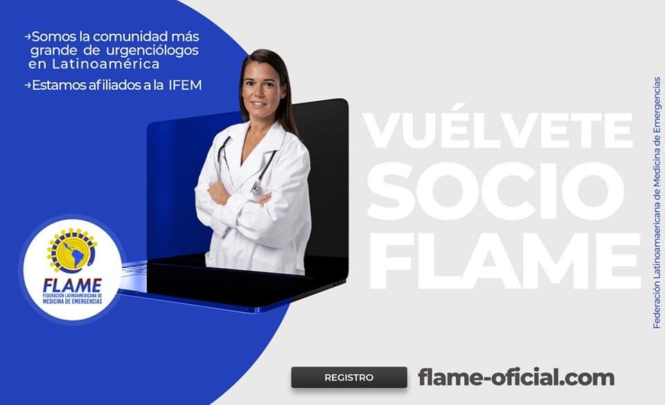 Forma parte de la comunidad más grande de #Emergenciologos en Latinoamérica .
¡Afiliate a la  #FLAME y obtén grandes benefícios.
Adquiere tu membresía 
flame-oficial.com/membresia/
#UnirySumarEM #FLAMEOficial #EmergencyMedicine