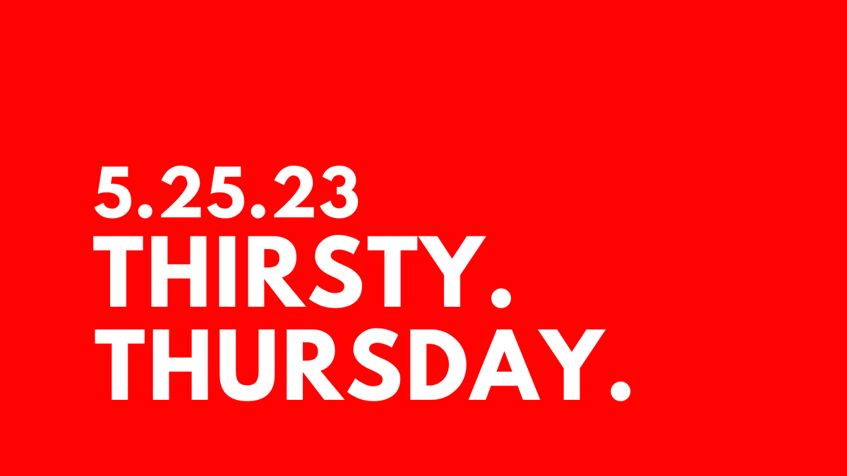 OStreetHyVee's tweet photo. 🗓️ Mark your calendar! 

Thirsty Thursday is THIS THURSDAY, May 25th! Valid at all Nebraska and Council Bluffs Hy-Vee stores! https://t.co/qOGxDBkvZ5 https://t.co/UAkwDjd8on