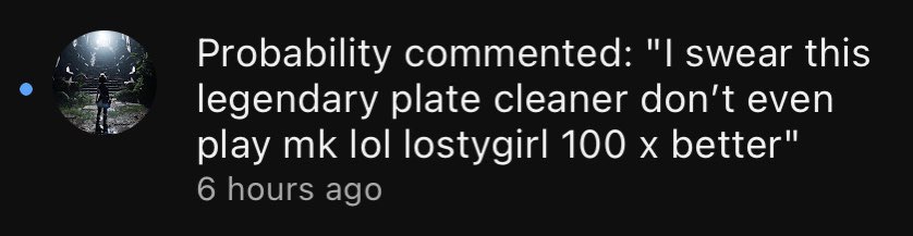 you guys were not kidding about YouTube comments being brutal 😂😂😂 but “legendary plate cleaner” is going on my tombstone bro