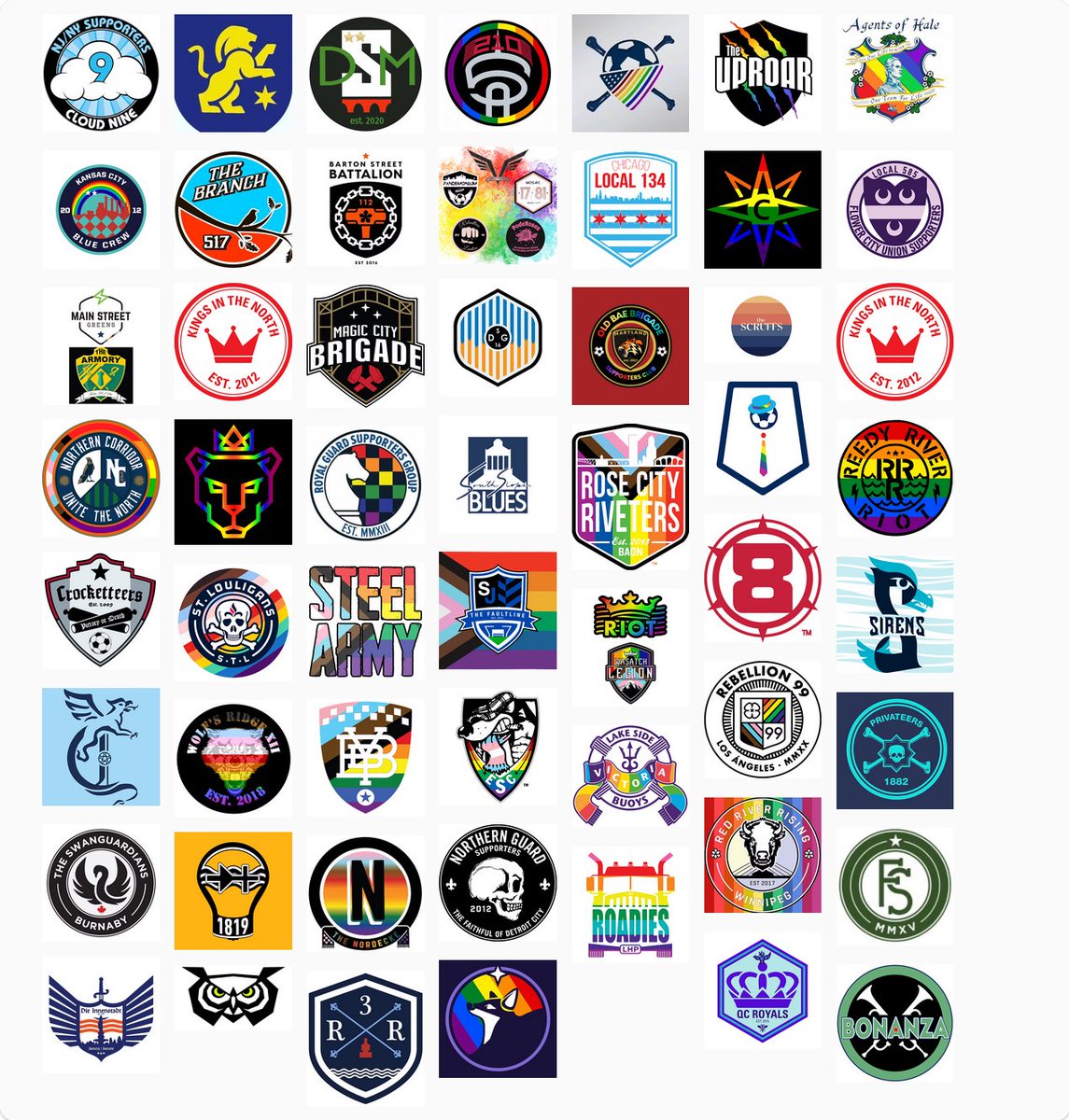 One week out from Pride Month, and these fifty six SGs make up the 2023 Prideraiser season!

RT if you see yours, and QT with their handle on the bird app and some suggestive emoji if you don't