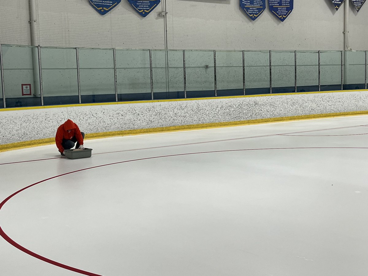 BiggbyIceA2's tweet photo. How it started ⏩ How it’s going
Varsity rink repainting took place today! #A2Ice3 #AnnArbor #AnnArborMichigan https://t.co/mfPkRvEVyA