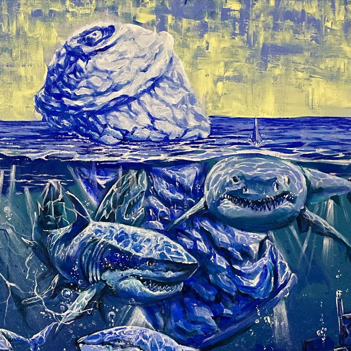 brutto1's tweet photo. Check it out! Acrylic n spraypaint on canvas! 
Follow on Instagram: @brutto1 for more details.
https://t.co/N9iMCFuzVU

#galeria #gallery #artgallery #colectors #artcolectors #underthesea #fundodomar #ocean #brutto1 https://t.co/nH47HgOauK