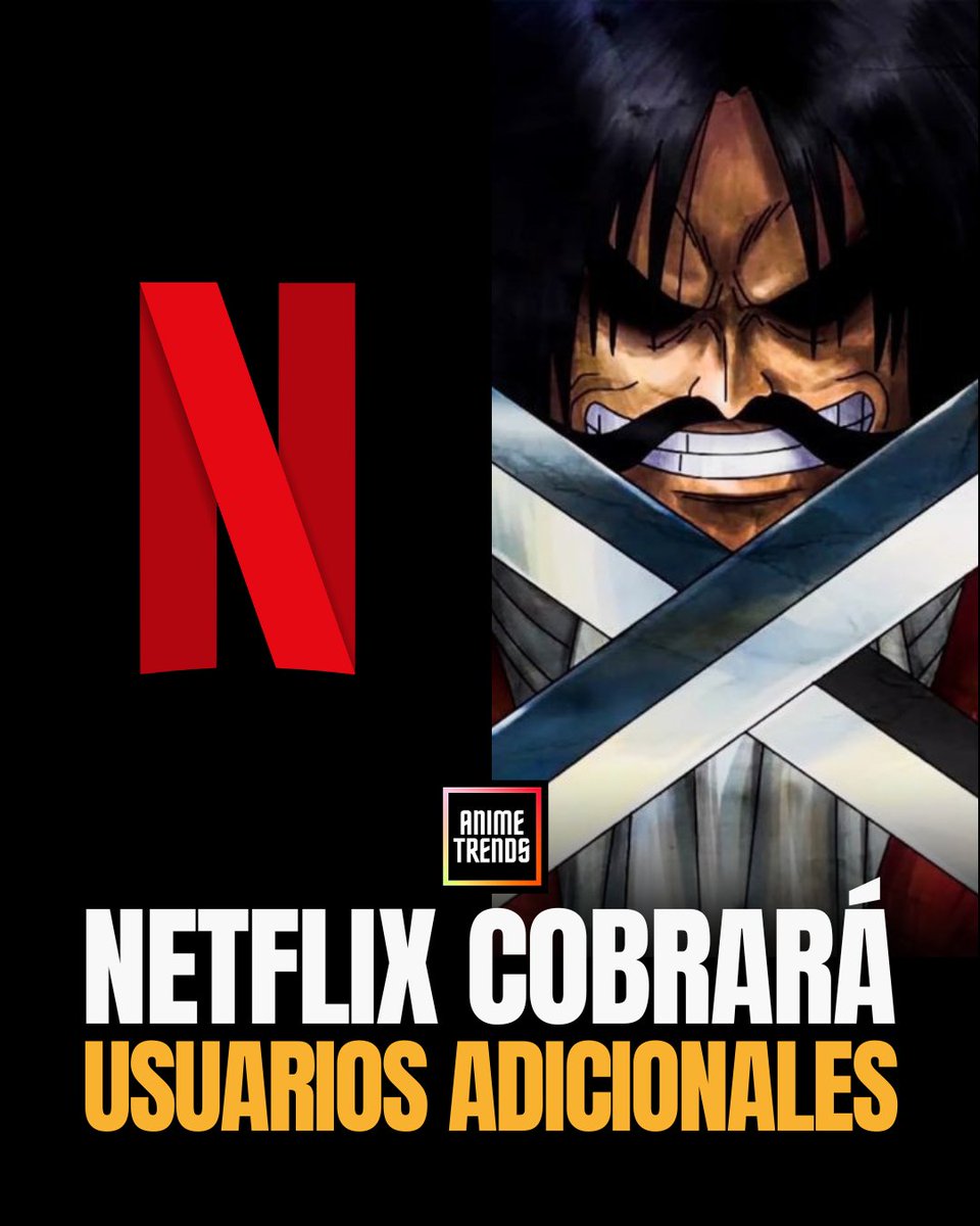 AnimetrendsLA's tweet photo. 🔥 | STREAMING

A través de un comunicado NETFLIX LATAM anuncia que: "Tú cuenta es SOLO para tí y para las personas con las que vives... Se realizará el COBRO de una TARIFA ADICIONAL por cada casa EXTRA en la que se use TÚ CUENTA".   ¿Opiniones? 🤔

#Netflix #LatinoAmerica https://t.co/uM4TRrRnty