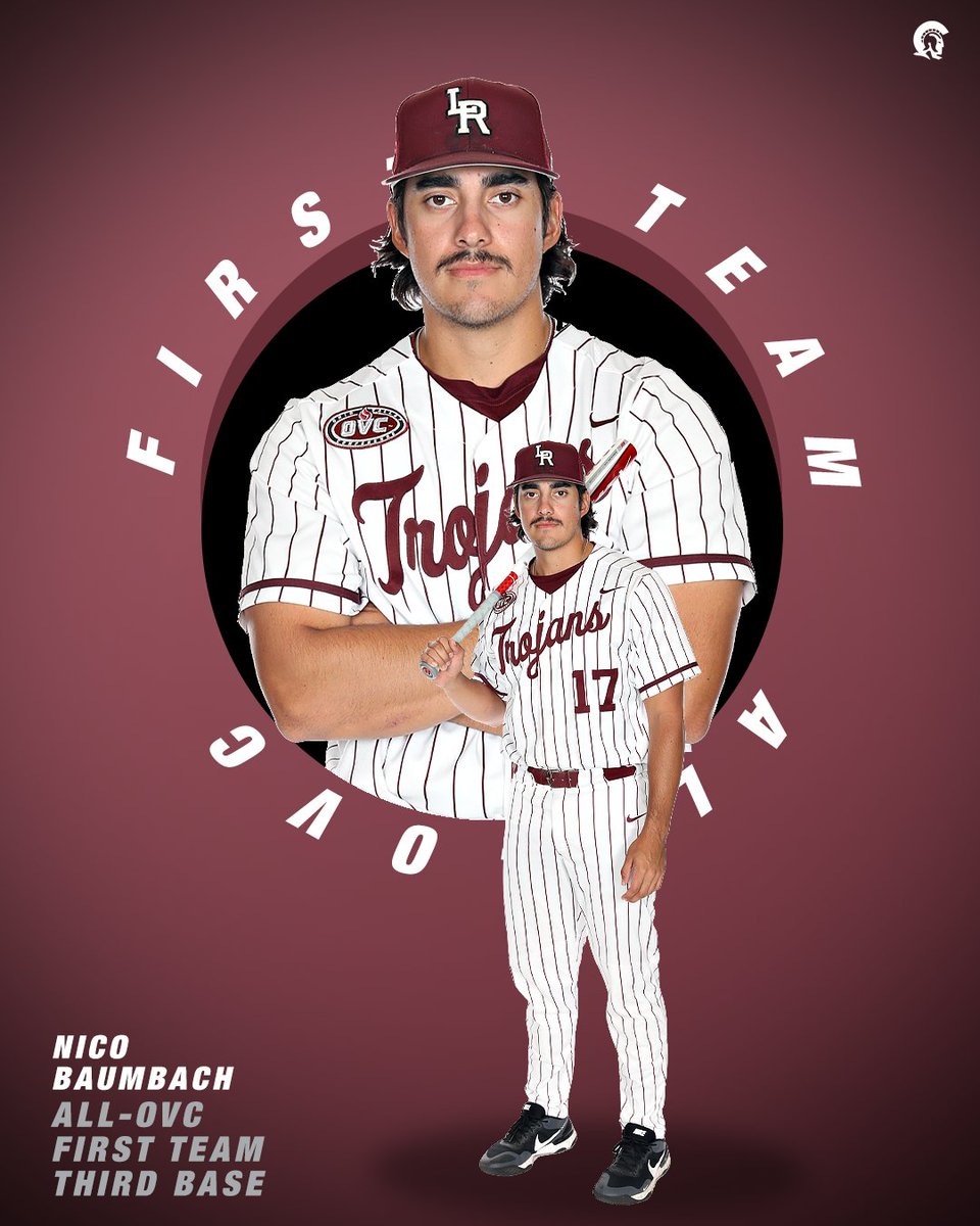 Nico Baumbach is up next, he joined Wells as one of two sophomores on the All-OVC First Team. Nico finished the year at the top of the Ohio Valley with a .376 batting average and put up a team best 1.099 OPS. #LittleRocksTeam