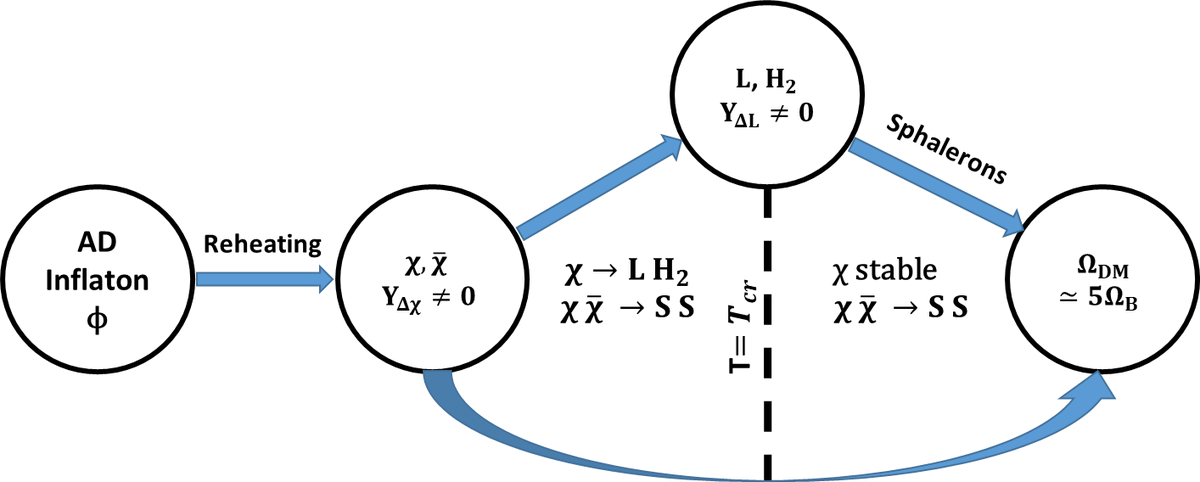 higgsinocat's tweet photo. Baryon asymmetry from dark matter decay. (arXiv:2305.13367v1 [hep-ph]) relevance:100% https://t.co/62E9uIME8v #darkmatter @debasishborah @surujjd https://t.co/ip2jF5HkKC