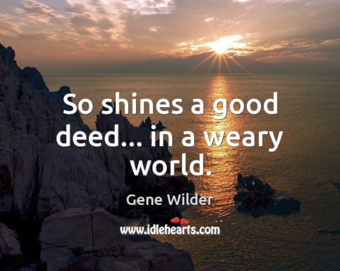 PaulDaneducate's tweet image. Look for the helpers!  #thankaneducator and listen to the sags advice of Willy Wonka. Through all the loud voices, chaos and active negativity there are good deeds everywhere