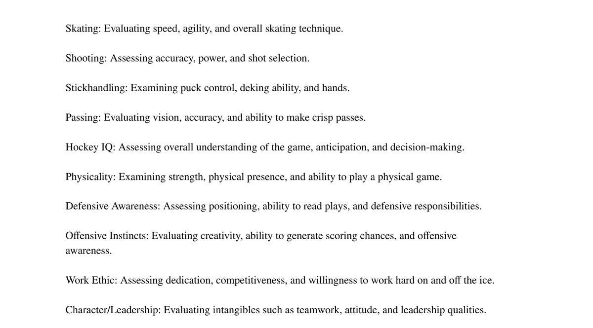 WHLProspectZone's tweet photo. WHL Prospect Zone would like to introduce our exclusive player ranking system: 10 attributes assessed, combining for an overall score out of 100. Example: Connor Bedard, rated 97 in bantam. Stay tuned for in-depth insights! #WHL #WHLDraft https://t.co/HSWlgjr5rD