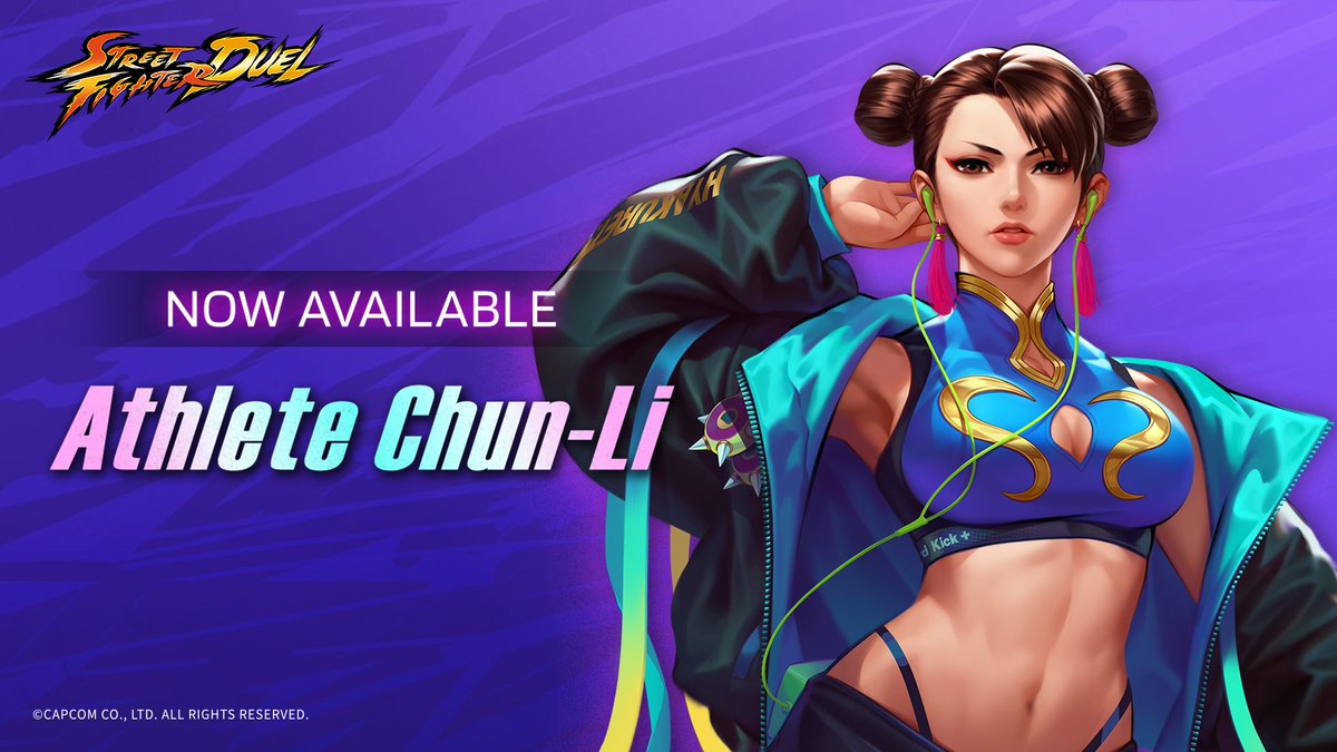 Street Fighter: Duel by Crunchyroll Games on X: While there is still  fighting to do, Chun-Li can relax and get back to being a young athlete!  Starting today, Athlete Chun-Li is joining