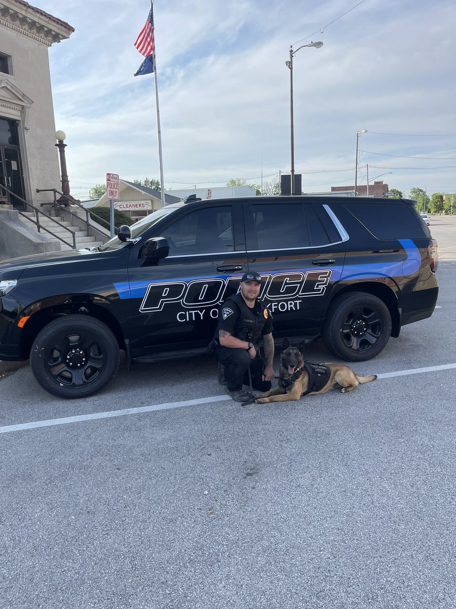K9 Turbo received a new patrol vest through donations from Brady’s K9 Fund! Go visit our Facebook page for full press release! #policeK9