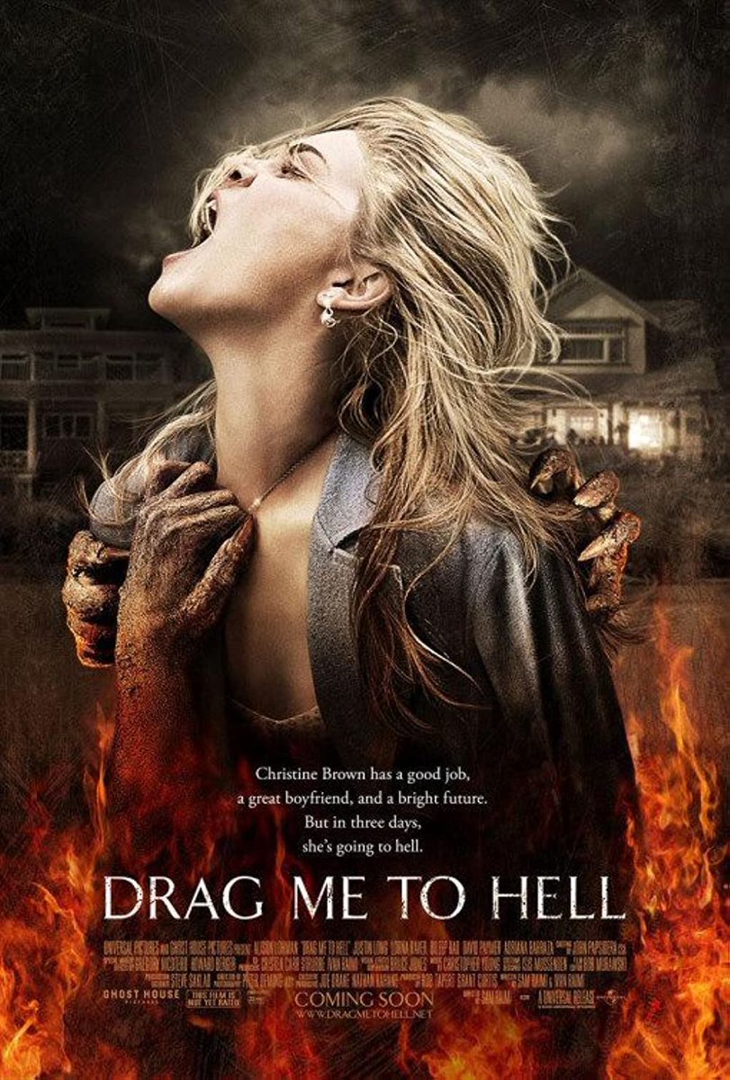 ohheyitschase's tweet image. #NW Drag Me to Hell #NowWatching #DragMeToHell #Horror #HorrorMovies