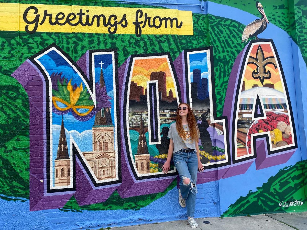 From my recent lil trip to New Orleans💜💛💚