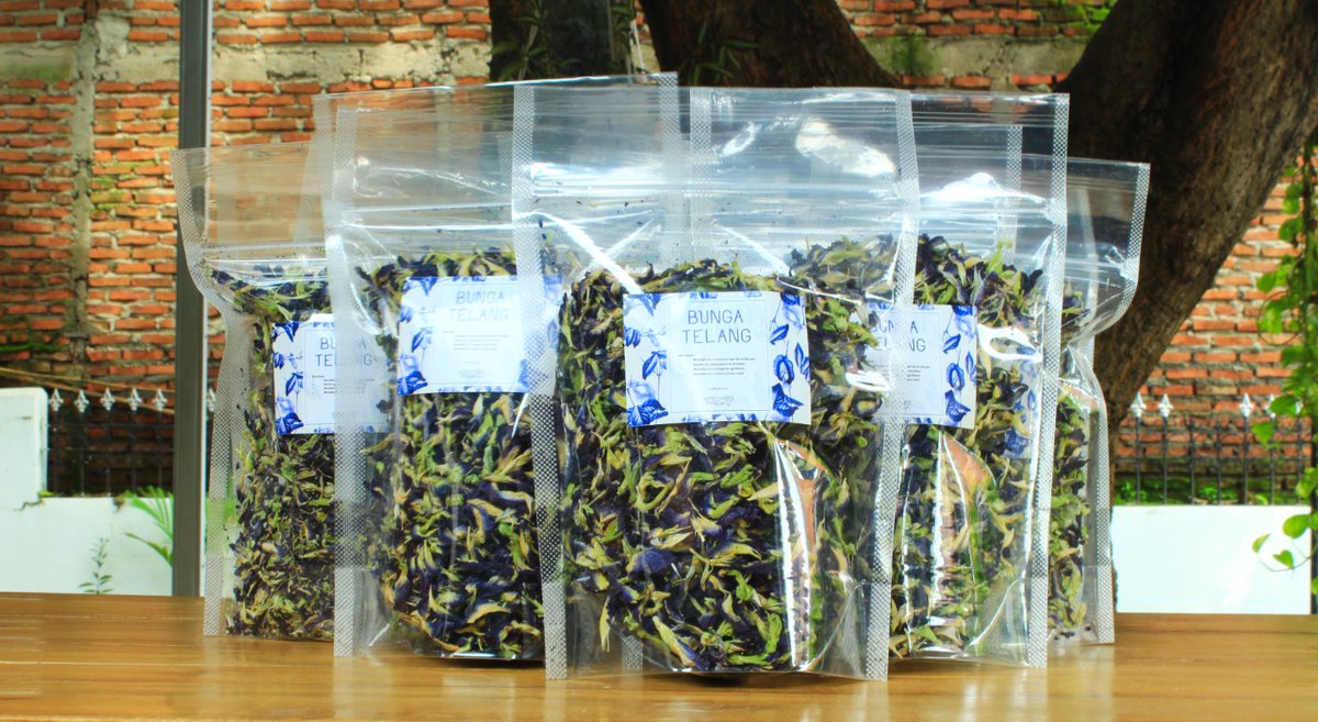 Bunga telang kering, silahkan DM untuk order