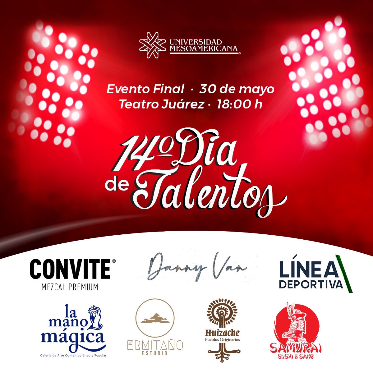 LaMesoOax's tweet photo. Se aproxima nuestro #14DíadeTalentos 🐉

🔺Exposición pictórica, fotografía y poesía 25 de Mayo edificio García Vigil 18:00 horas.

🔺 Evento final Teatro Juárez 30 de Mayo 18:00 horas. https://t.co/5eyuEQeuFr