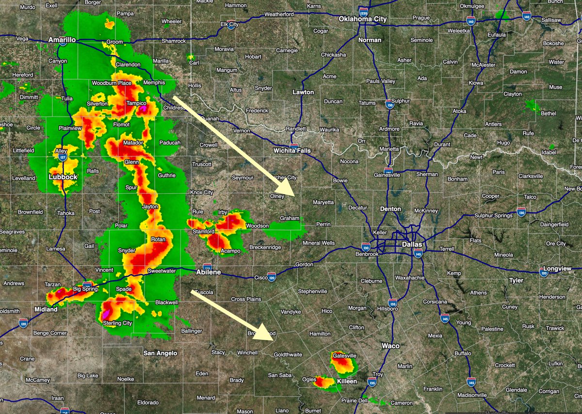Mike Smith on Twitter "Texas TXwx Radar time 852p A line of increasingly severe