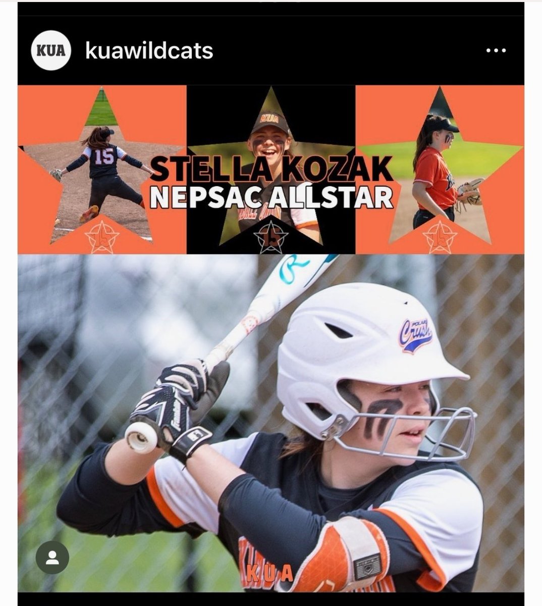Stella Kozak (@kozakstella) on Twitter photo So proud to be selected as a New England Preparatory School Athletic Council ALLSTAR! <a href="/kimballunion/">Kimball Union</a> <a href="/Coach_Underhill/">Matt Underhill</a> <a href="/PolarCrush/">Polar Crush Softball</a> <a href="/CoachJordanSB/">Jordan Clark</a> <a href="/BUMoore/">Glenn Moore</a> @mamacoachrod <a href="/UHawaiiSoftball/">Bob Coolen</a> <a href="/CoachCuz3/">Shellie Cousins</a> <a href="/CoastalSoftball/">Coastal Carolina SB</a> <a href="/CoachButler12/">Kristen Butler</a> <a href="/CoachLauraRicc/">Laura Ricciardone</a> <a href="/CoastRecruits/">Coast 2 Coast Recruits</a> <a href="/ExtraInningSB/">EXTRA INNING SOFTBALL</a> So proud to be selected as a New England Preparatory School Athletic Council ALLSTAR! <a href="/kimballunion/">Kimball Union</a> <a href="/Coach_Underhill/">Matt Underhill</a> <a href="/PolarCrush/">Polar Crush Softball</a> <a href="/CoachJordanSB/">Jordan Clark</a> <a href="/BUMoore/">Glenn Moore</a> @mamacoachrod <a href="/UHawaiiSoftball/">Bob Coolen</a> <a href="/CoachCuz3/">Shellie Cousins</a> <a href="/CoastalSoftball/">Coastal Carolina SB</a> <a href="/CoachButler12/">Kristen Butler</a> <a href="/CoachLauraRicc/">Laura Ricciardone</a> <a href="/CoastRecruits/">Coast 2 Coast Recruits</a> <a href="/ExtraInningSB/">EXTRA INNING SOFTBALL</a>
