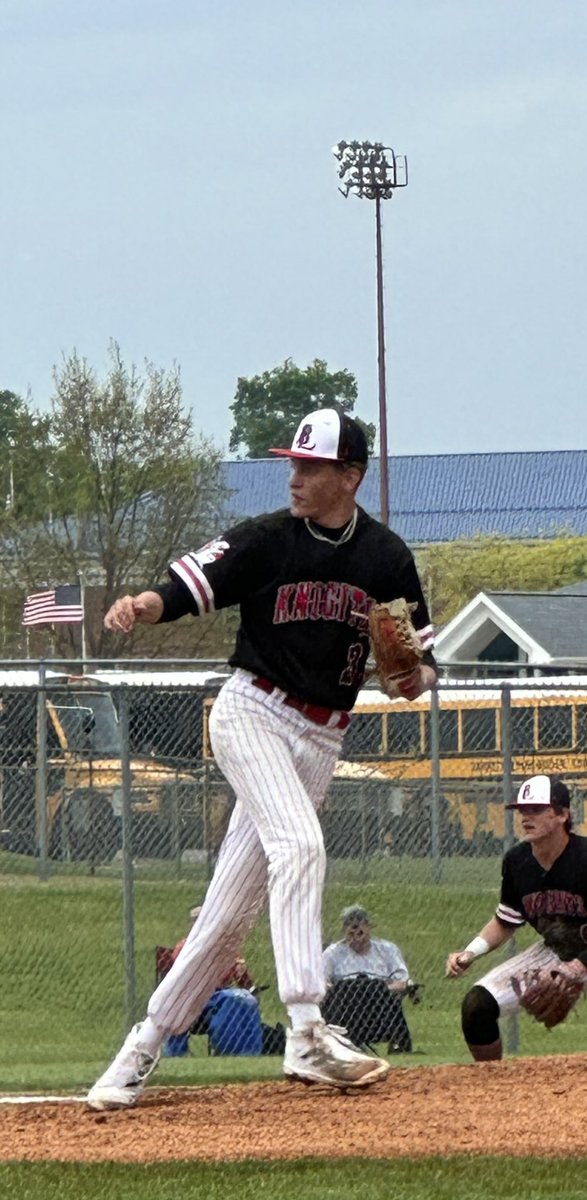 luersbaseball's tweet photo. The Knights earn their 20th win of the season beating Heritage 4-0.  Travis North with the win and Johnny Bloom went 2-2 with a double. https://t.co/RuGR5hc1HH