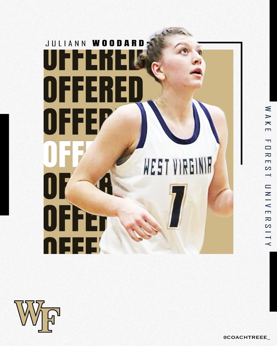 West Virginia Thunder UAA (@wvthunderuaa) on Twitter photo Juliann Woodard ‘24 (<a href="/juliann_woodard/">Juliann Woodard</a>) picked up an offer from Wake Forest today!
#WVThunderFam | ⚡️⚡️ Juliann Woodard ‘24 (<a href="/juliann_woodard/">Juliann Woodard</a>) picked up an offer from Wake Forest today!
#WVThunderFam | ⚡️⚡️