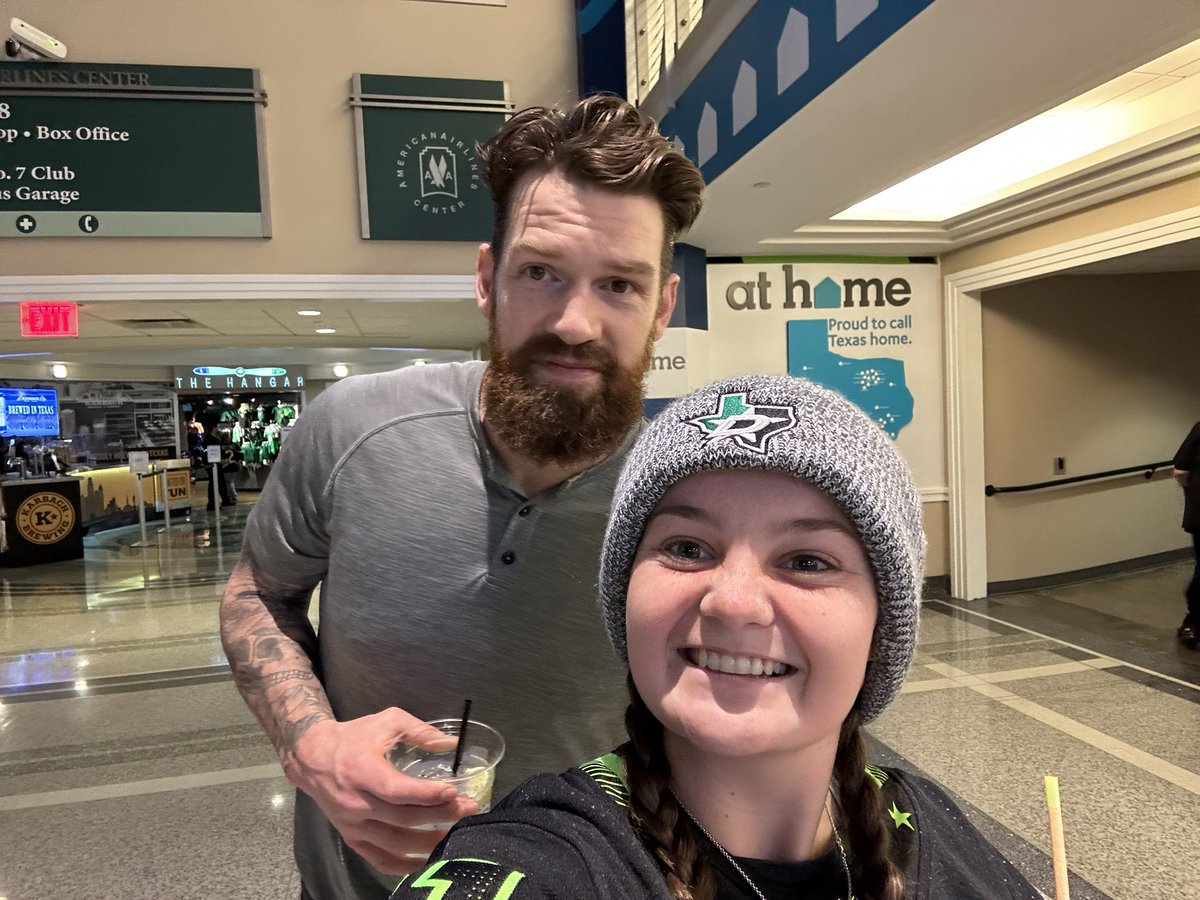 Stars may be sucking it up but at least I got to meet jordie benn!