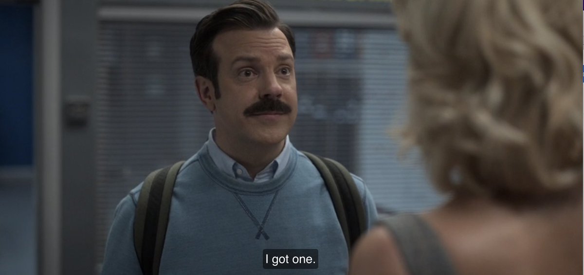 screaming, crying, etc 
#tedlasso