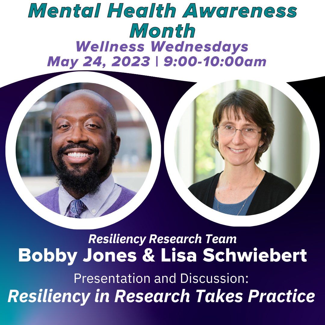 lblack92's tweet photo. The last Wellness Wednesday is here!

Tune in at 9am to learn from these resiliency experts!

Looking forward to a fun and interesting discussion!

Zoom info here: https://t.co/v9YaCIBkoJ https://t.co/KyzRUwzxAd