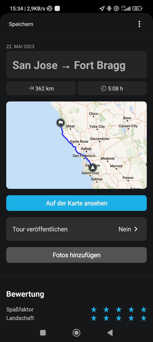 rmky_16's tweet photo. @calimotoApp Navigation funktioniert auch in den USA hervorragend. Und ich kann jedem nur Highway 1 im Norden von SF empfehlen. Unfassbar schön kurvig! https://t.co/Nb7xGly3bY