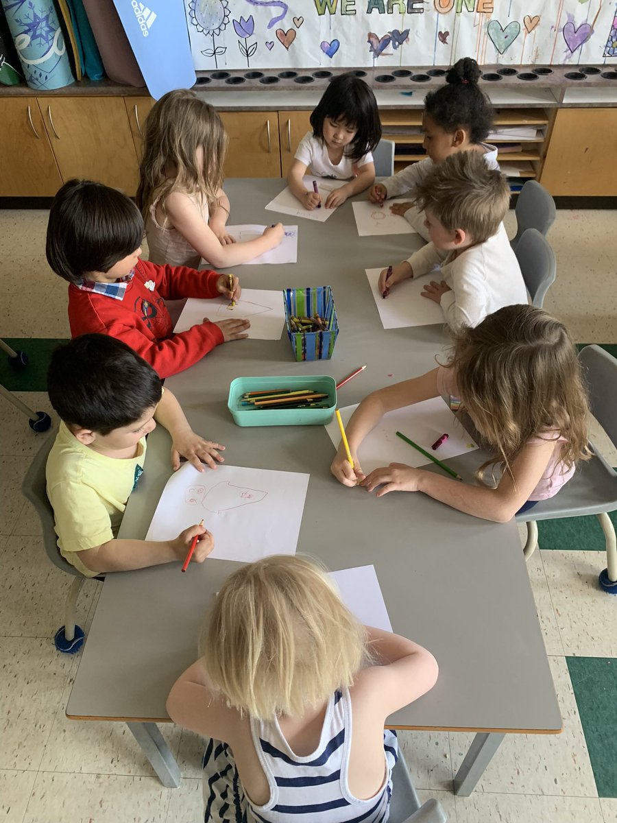 Miss_A_Young's tweet photo. A couple of weeks ago, the Kinders had their first experience participating in our @StAugustineOCSB school-wide Praying in Colour 🙏🏻 Our class has never been so calm &amp; peaceful! #ocsbRE https://t.co/gzXEdRwpJS