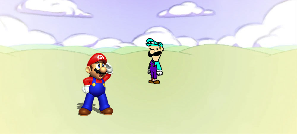 AnotherMarioFan's tweet photo. @the3Luigis @SpookyDaSpooper …Well this is-a weird, it kind of a looks like one of those-a 360 things? https://t.co/hC05Q1Jbmh