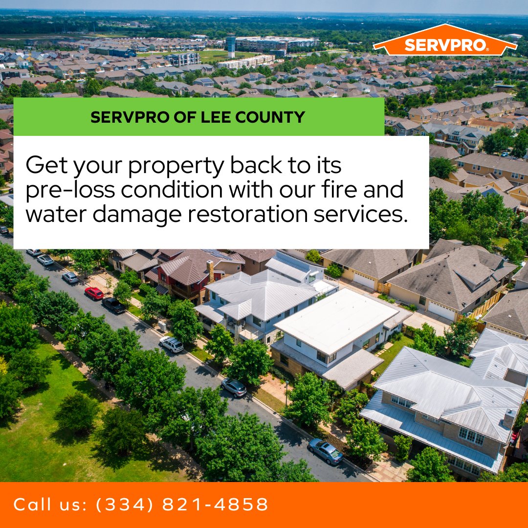 Get your property back to its pre-loss condition with our fire and water damage restoration services. 🛠