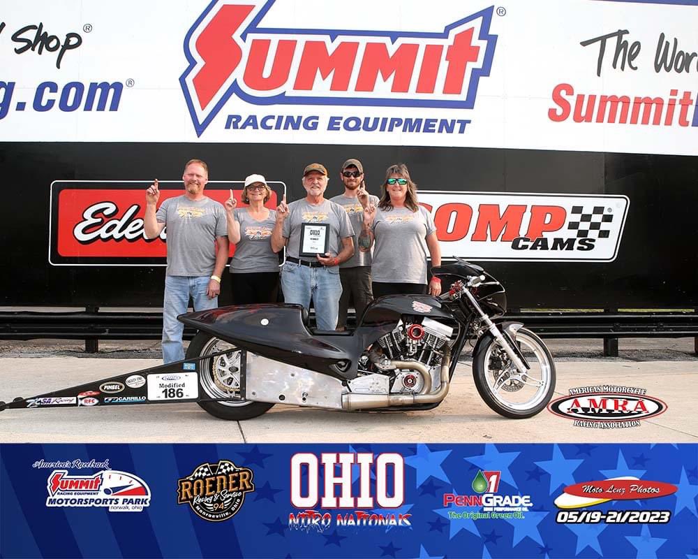 2019AMRALive's tweet photo. Here are the final results and the Winner Circle photos from the AMRA Ohio Nitro Nationals Penngrade1 Drag Racing Series event May 20-21 held at Summit Motorsports Park in Norwalk, Oh.  Congrats to the winners and all of the racers and their crew.  You made it an awesome weekend! https://t.co/dIGGO9p7B8