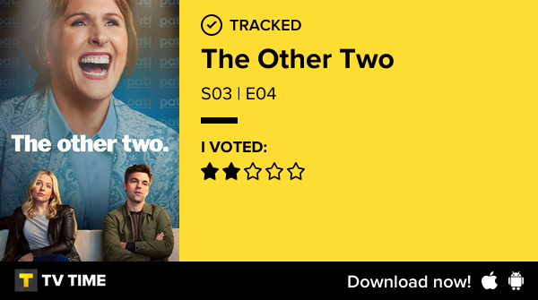 jughat's tweet photo. estou sendo uma vagabundinha assistindo S03 | E04 of The Other Two! #othertwo https://t.co/e0EAbWyWJi #tvtime https://t.co/3ZOJjTFuku