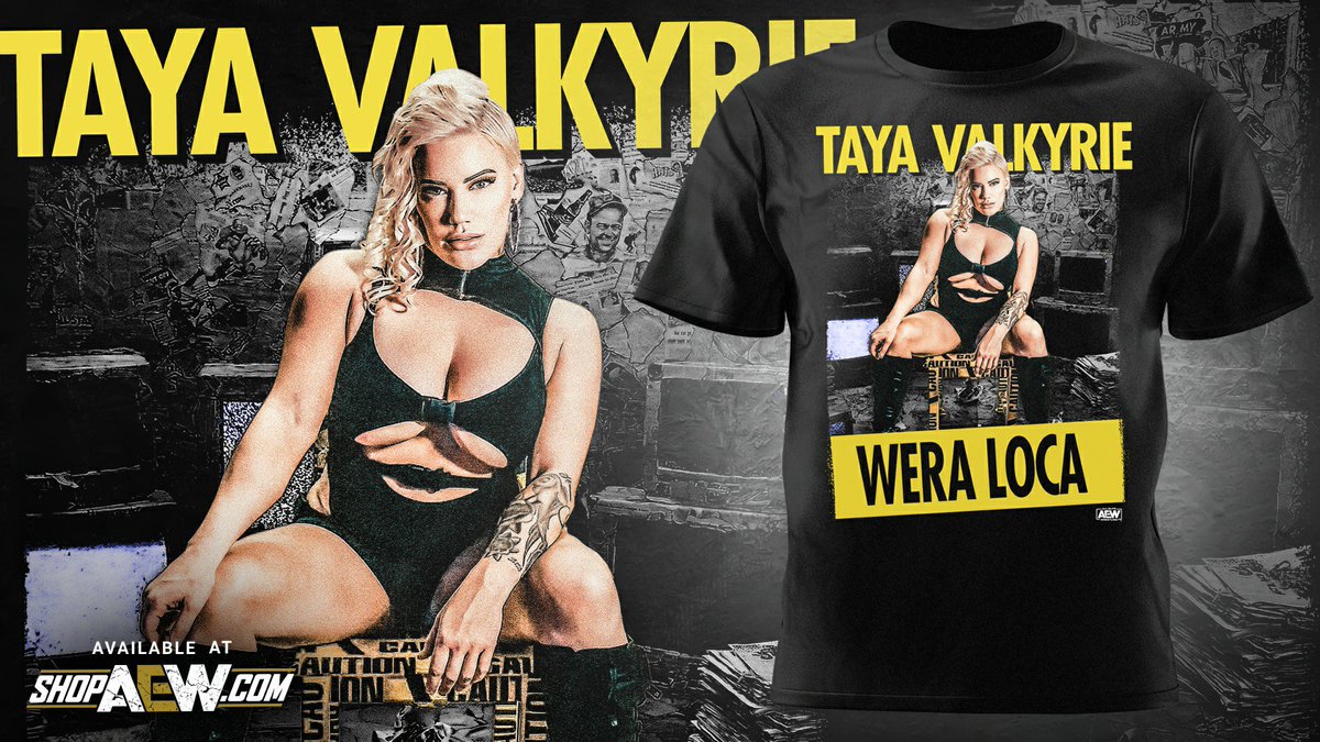 @thetayavalkyrie's First Official Piece of @ShopAEW Merchandise has been Released #AEWDynamite #AEWCollision #WERALOCA