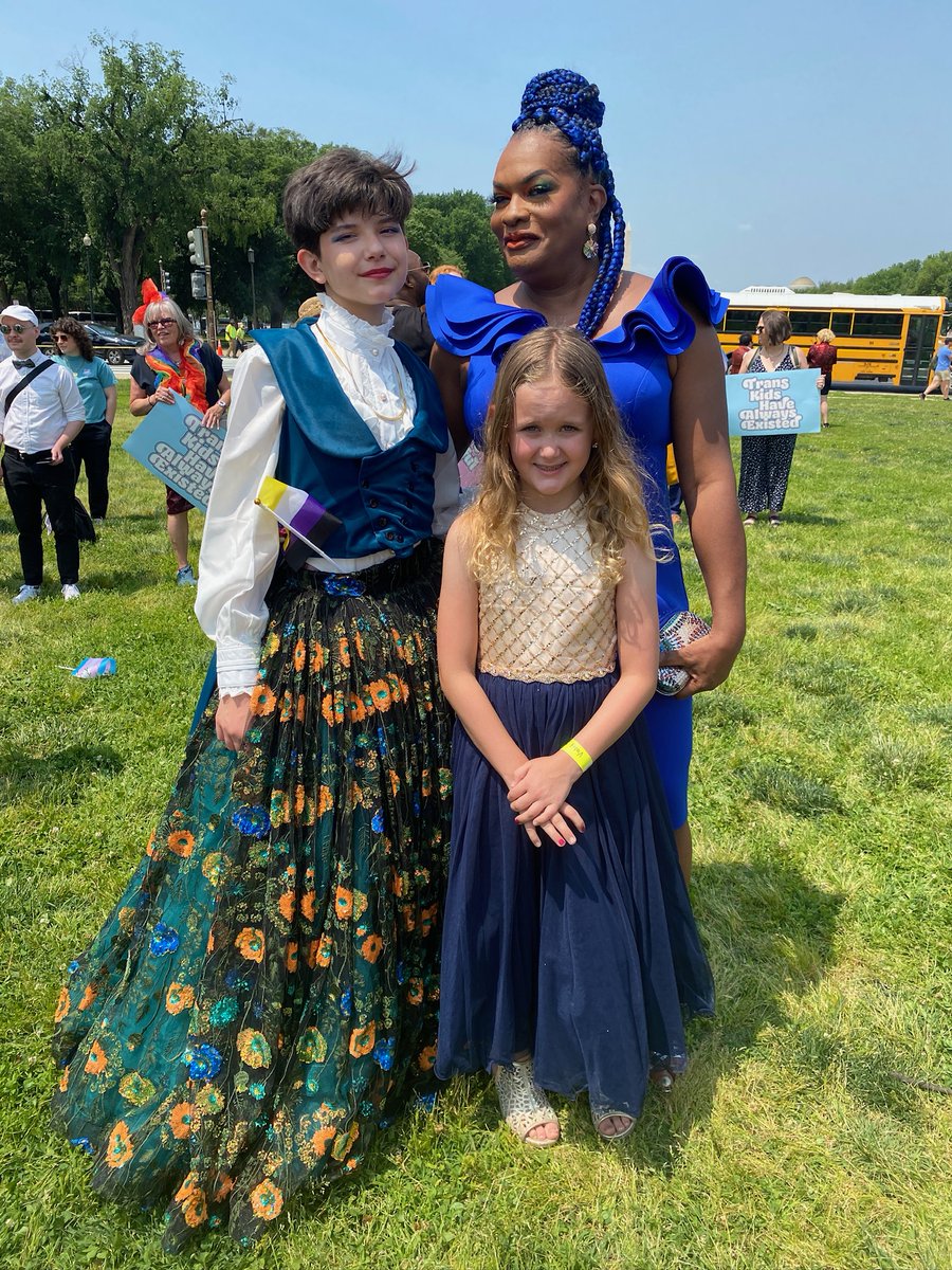 imarajones's tweet photo. It was the greatest joy to witness as a #TransProm chaperone trans youth coming together and celebrating their community. Trans kids have always existed and deserve the same love, care, and support as any other child. #TransJoy 😁💃 https://t.co/SGPmFOsosk
