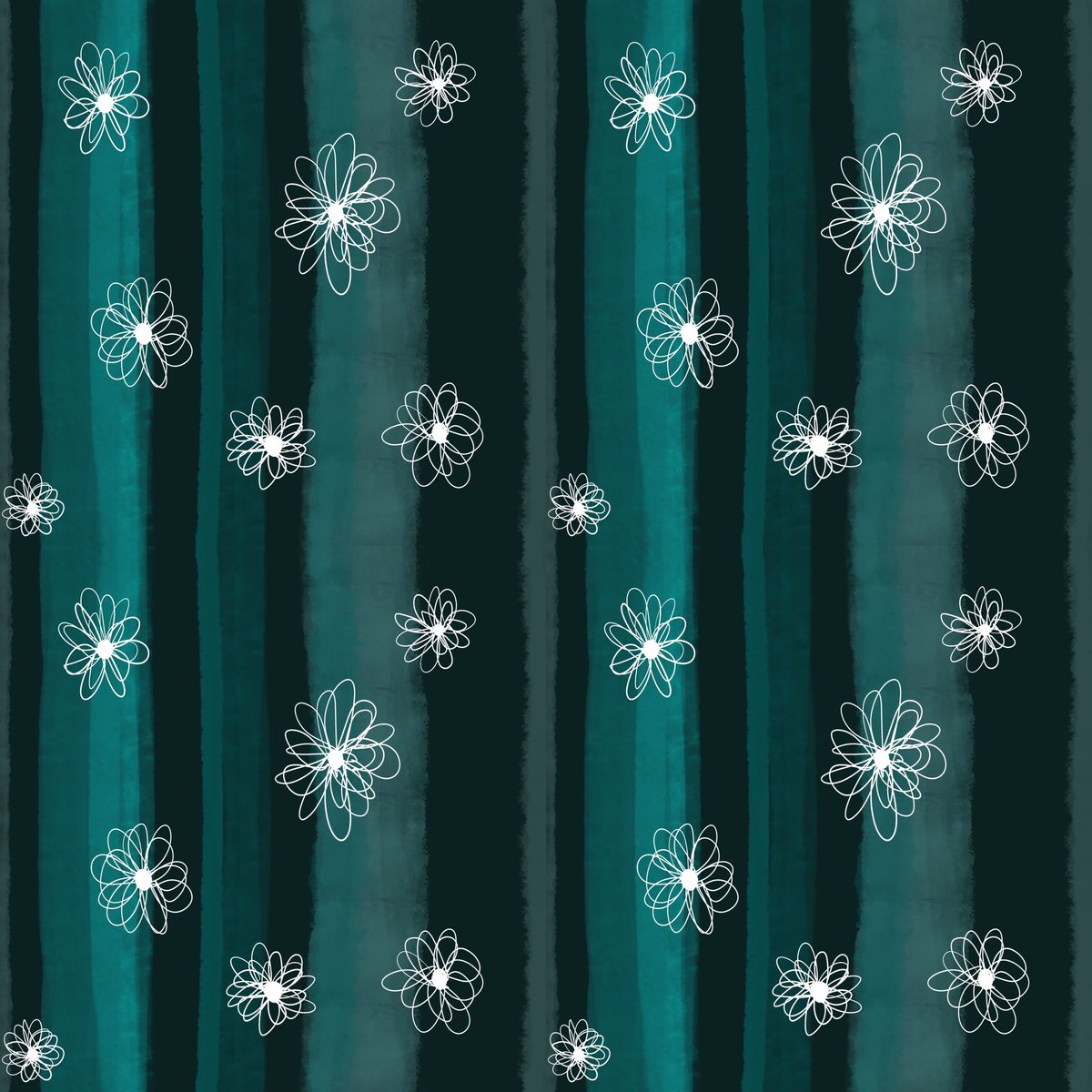 AabRangi's tweet photo. Made these simple (almost doodle-like) flowers, experimenting with different color hues. Digital Art gives you so much freedom.  #digitalart #DigitalArtist #digitalpainting #pattern #design #floral #floralart #flower #stripes #redbubbleartist #society6  #redbubble #aabrangi https://t.co/WZFHZUn4qS