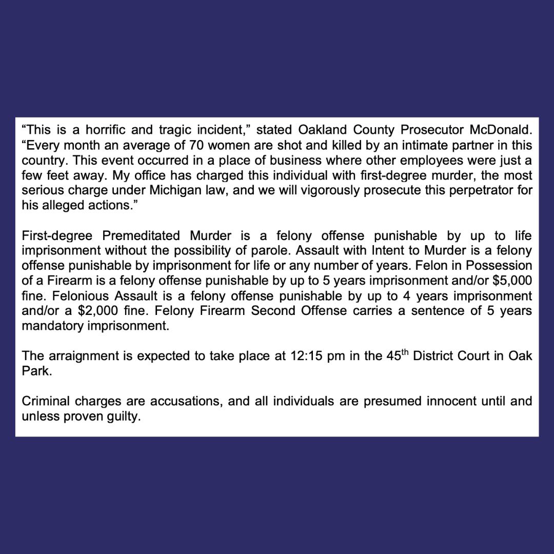 Oakland County Prosecutor Karen McDonald tweet media