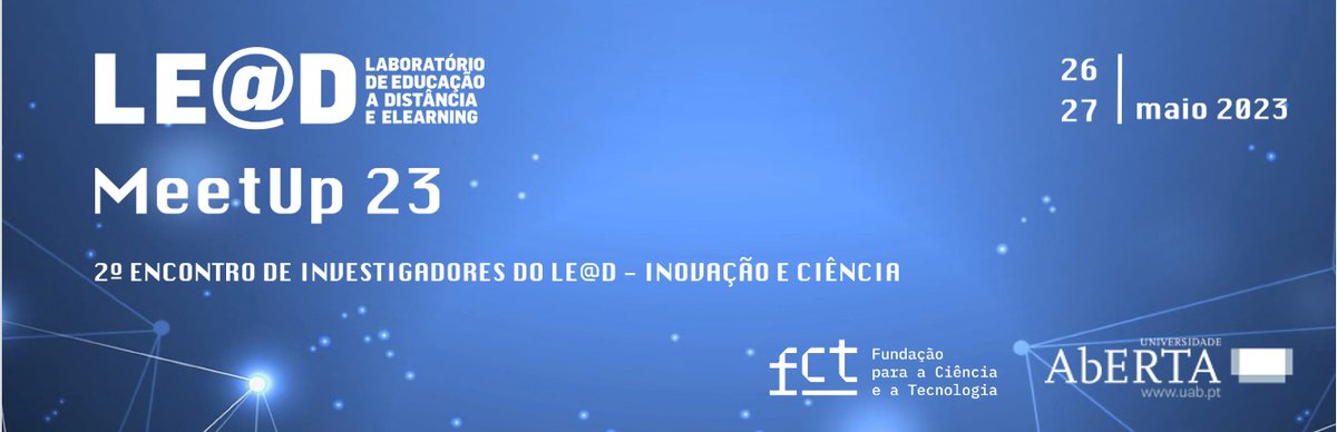leaduab's tweet photo. #meetup23 #leaduab 2º Encontro de Investigadores do LE@D - Inovação e Ciência, 26 e 27 maio apresentação de resultados da  investigação em curso. Para participar na parte aberta do evento pode fazê-lo inscrição: https://t.co/zHdAqf4Z37
Programa https://t.co/jcGfLlvr4u https://t.co/6GS8EOjdV9